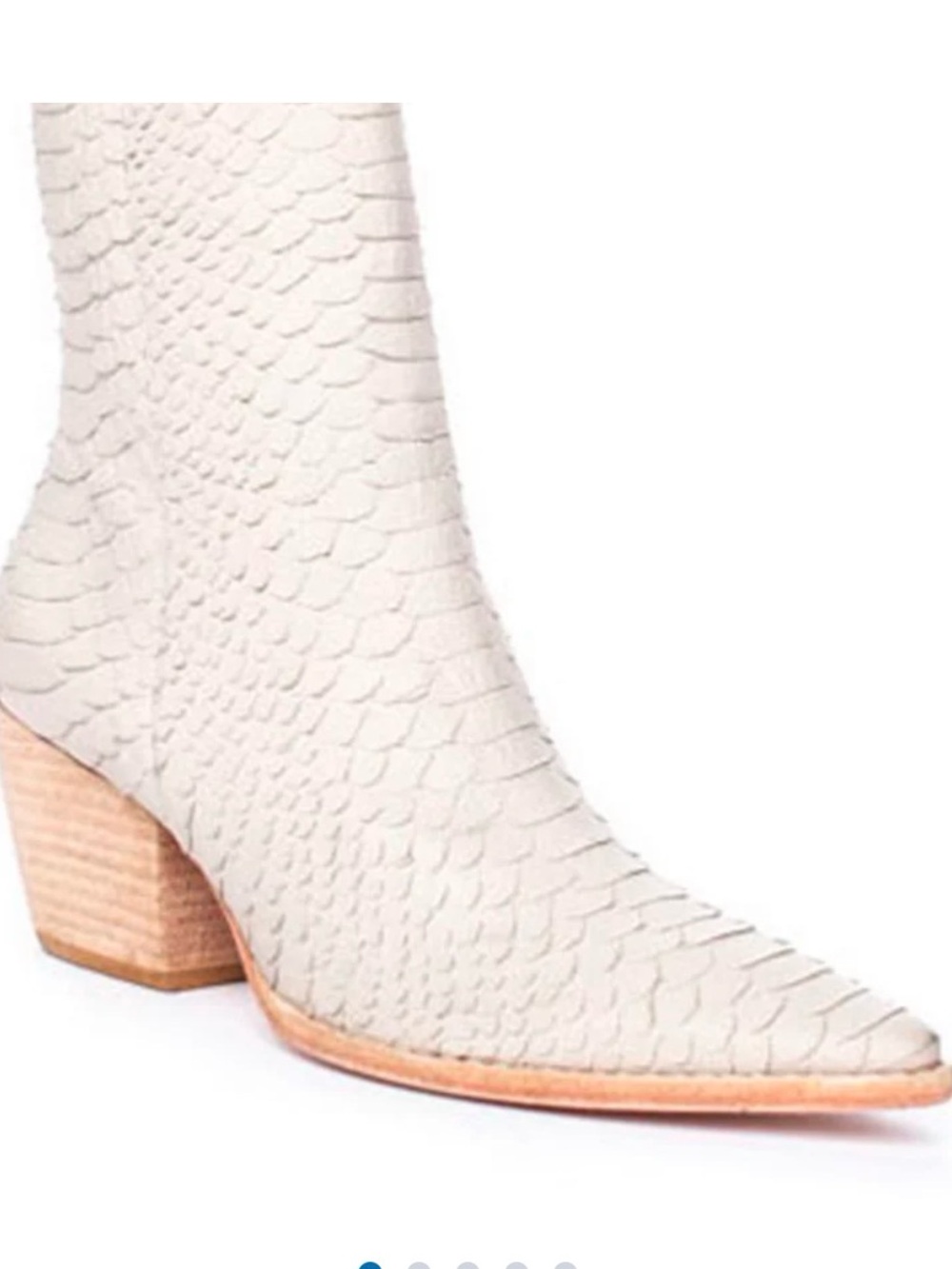Matisse CATY Embossed Ivory Ankle Bootie size 8